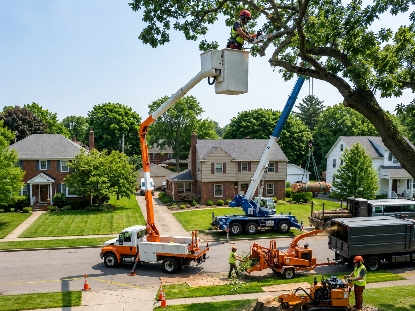 JensenStar tree service equipment and safety crew